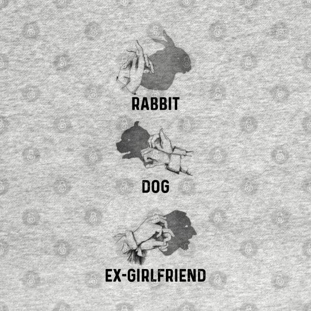 Shadow Puppets: Rabbit, Dog, Ex-Girlfriend by Contentarama